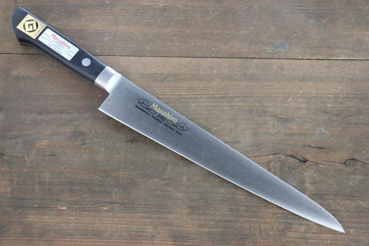 Marke Masahiro: Molybdänstahl (MOL). Spezialisiertes geripptes Messer, japanisches Sujihiki-Messer 