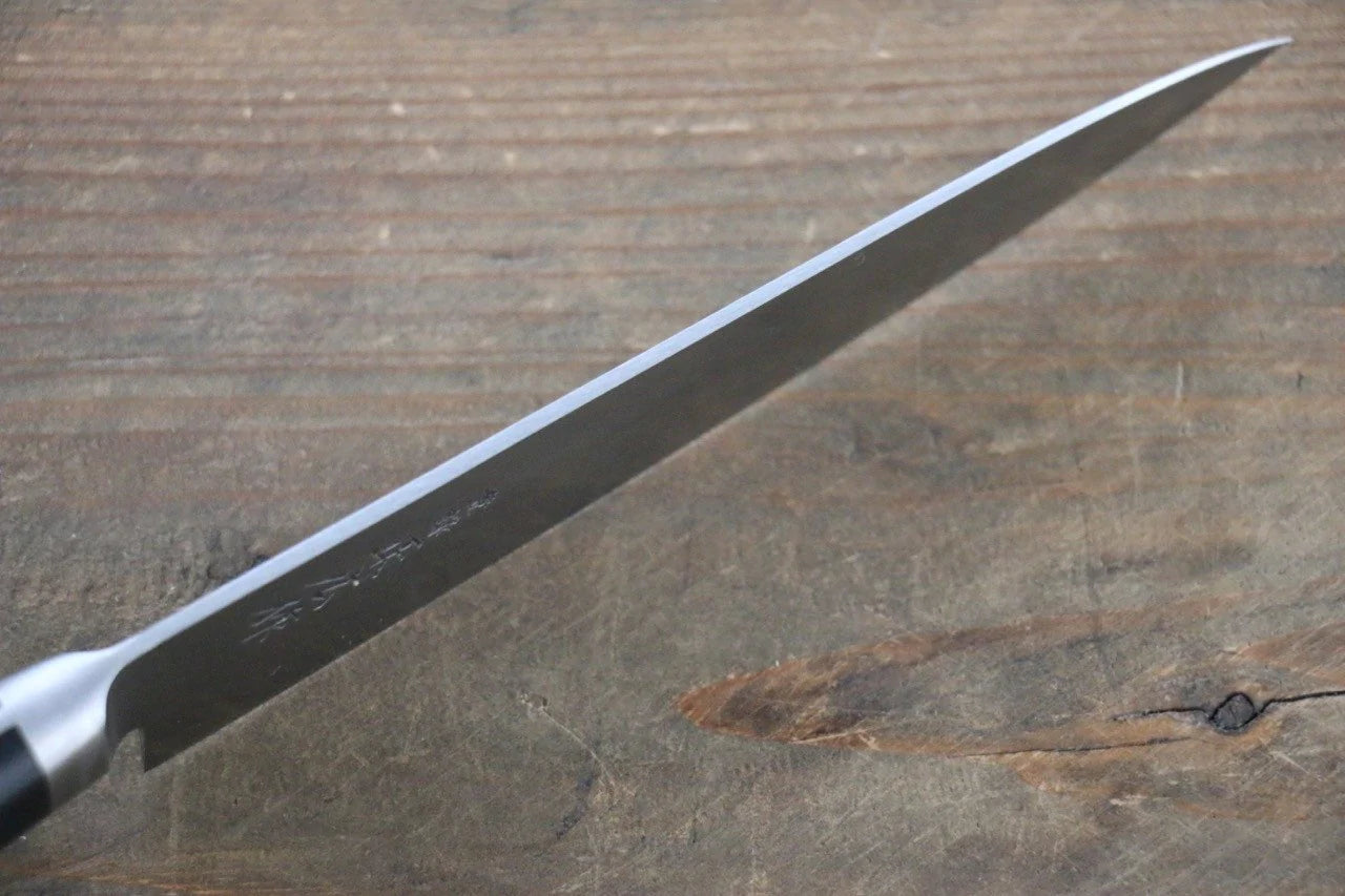 Japanisches Messer der Marke Masahiro aus japanischem Stahl (ZCD-U). Kleines Mehrzweckmesser. Japanisches Petty-Messer