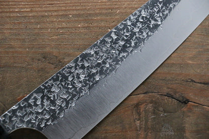 Yu Kurosaki Shizuku R2/SG2 Hammered Bunka Japanese Knife 165mm with Lacquered Handle with Saya (Dragon) - Japanny - Best Japanese Knife
