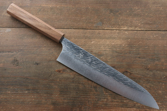 Yu Kurosaki Yu Kurosaki Raijin Cobalt Special Steel Hammered Gyuto Japanese Knife 240mm with Walnut Handle - Japanny - Best Japanese Knife