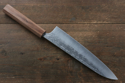Yu Kurosaki Yu Kurosaki Raijin Cobalt Special Steel Hammered Gyuto Japanese Knife 210mm with Walnut Handle - Japanny - Best Japanese Knife
