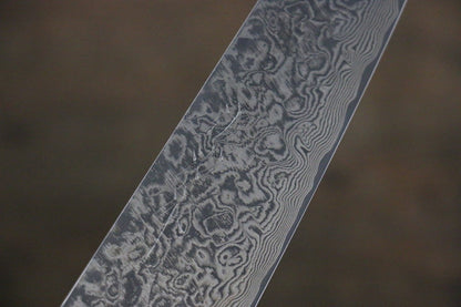 Takeshi Saji R2/SG2 Black Damascus Petty Japanese Chef Knife 150mm with Bone Handle - Japanny - Best Japanese Knife