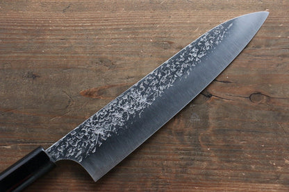 Yu Kurosaki Shizuku R2/SG2 Hammered Gyuto Japanese Knife 210mm with Lacquered Handle with Saya (Fuji) - Japanny - Best Japanese Knife