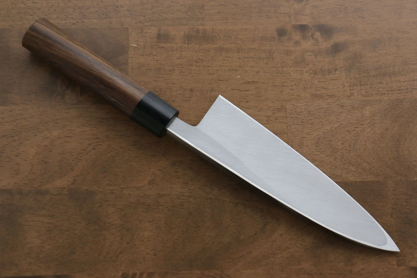 Thương hiệu Jikko Thép trắng No.2 Dao làm cá chuyên dụng Deba dao Nhật 180mm chuôi dao gỗ Đàn Hương