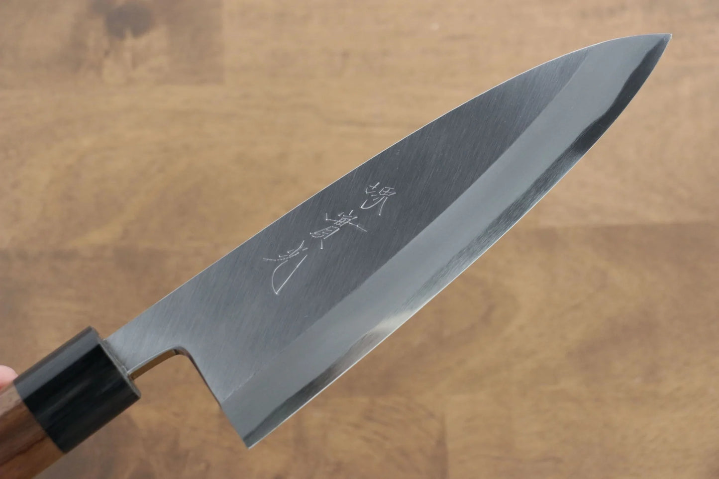 Jikko Marke Nr. 2 weißer Stahl Specialized Fischmesser Deba Japanisches Messer 180 mm Sandelholzgriff 