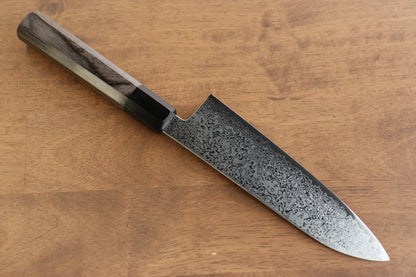 Jajin Marke VG10 Damaststahl Santoku Mehrzweckmesser Japanisches Messer 180 mm grauer Pakkaholzgriff