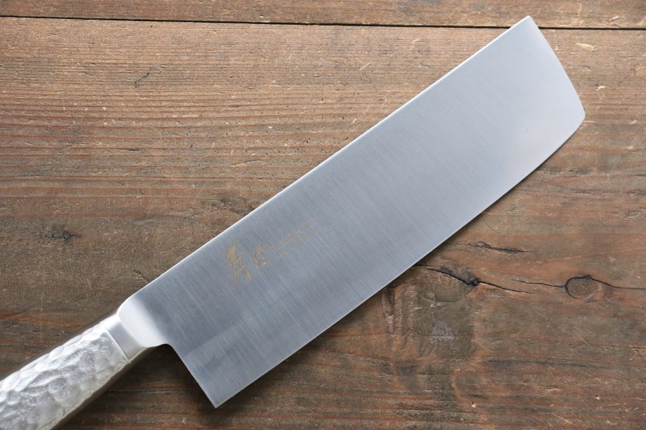 Sakai Takayuki INOX PRO Molybdenum Steel Nakiri Knife 180mm - Japanny - Best Japanese Knife