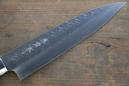 Takeshi Saji SRS13 Hammered Gyuto Japanese Chef Knife 210mm with Black Micarta handle - Japanny - Best Japanese Knife