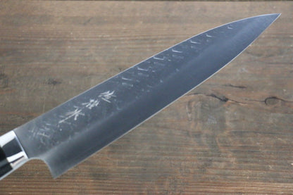 Takeshi Saji SRS13 Hammered Gyuto Japanese Chef Knife 210mm with Black Micarta handle - Japanny - Best Japanese Knife