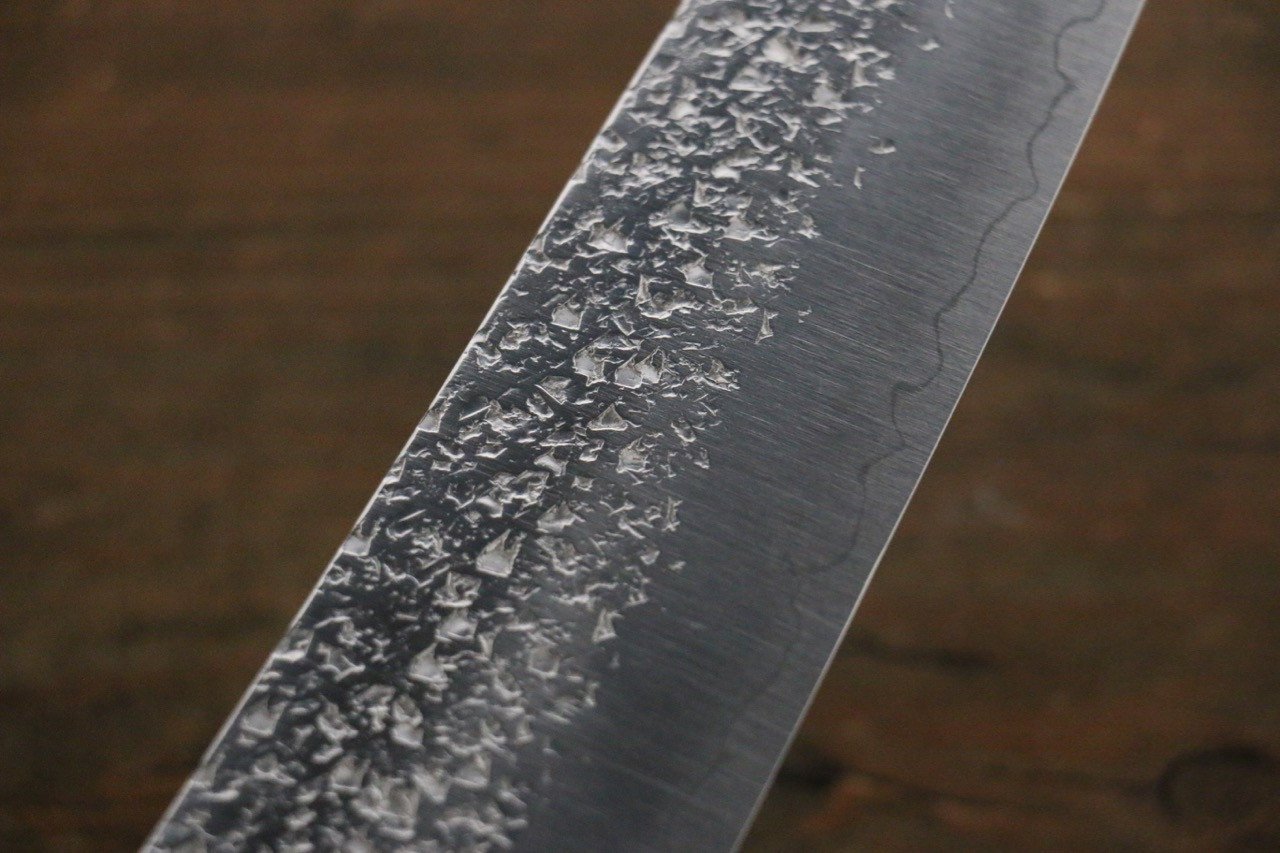 Yu Kurosaki Shizuku R2/SG Hammered Gyuto Japanese Chef Knife 210mm American Cherry Handle - Japanny - Best Japanese Knife