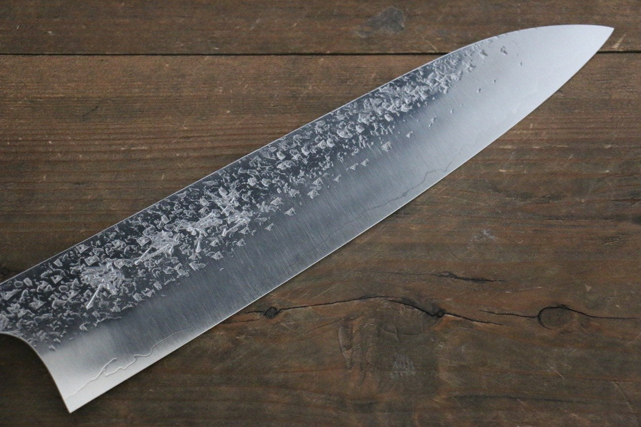 Yu Kurosaki Shizuku R2/SG Hammered Gyuto Japanese Chef Knife 240mm American Cherry Handle - Japanny - Best Japanese Knife