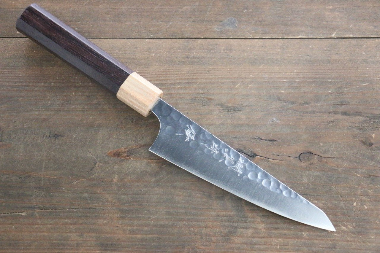 Yu Kurosaki R2/SG2 steel Hammered Japanese Honesuki Boning Knife 150mm - Japanny - Best Japanese Knife