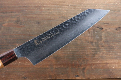 Sakai Takayuki VG10 33 Layer Damascus  Kengata Gyuto Japanese Chef Knife 190mm with Keyaki Handle(Japanese Elm) - Japanny - Best Japanese Knife