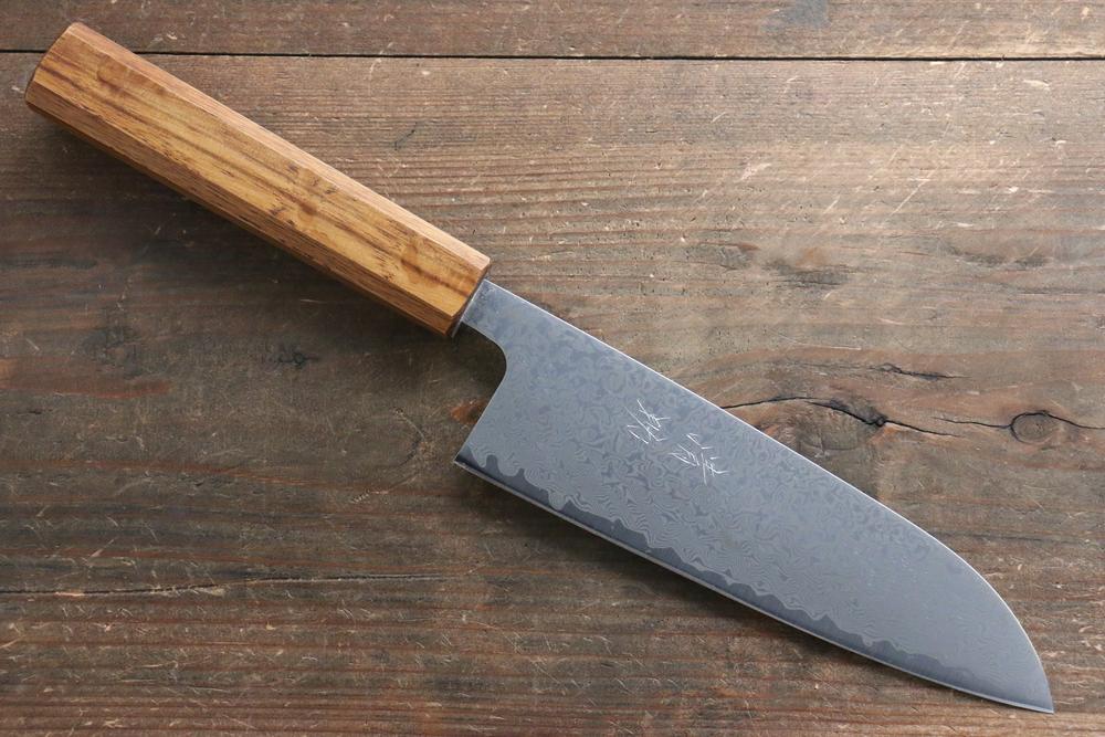 Thương hiệu Seisuke SLD Thép Damascus 49 lớp Dao đa năng Santoku dao Nhật 165mm