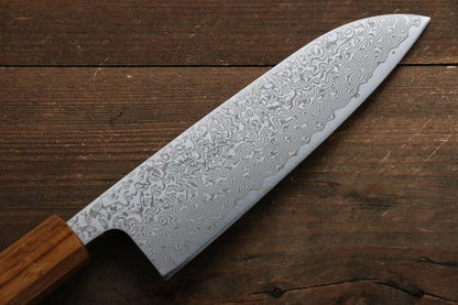 Thương hiệu Seisuke SLD Thép Damascus 49 lớp Dao đa năng Santoku dao Nhật 165mm