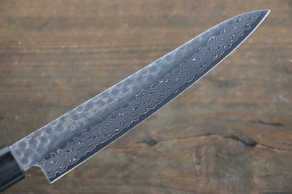 Sakai Takayuki 45 Layer Damascus Japanese Chef's Petty Knife 150mm with Shitan Handle - Japanny - Best Japanese Knife