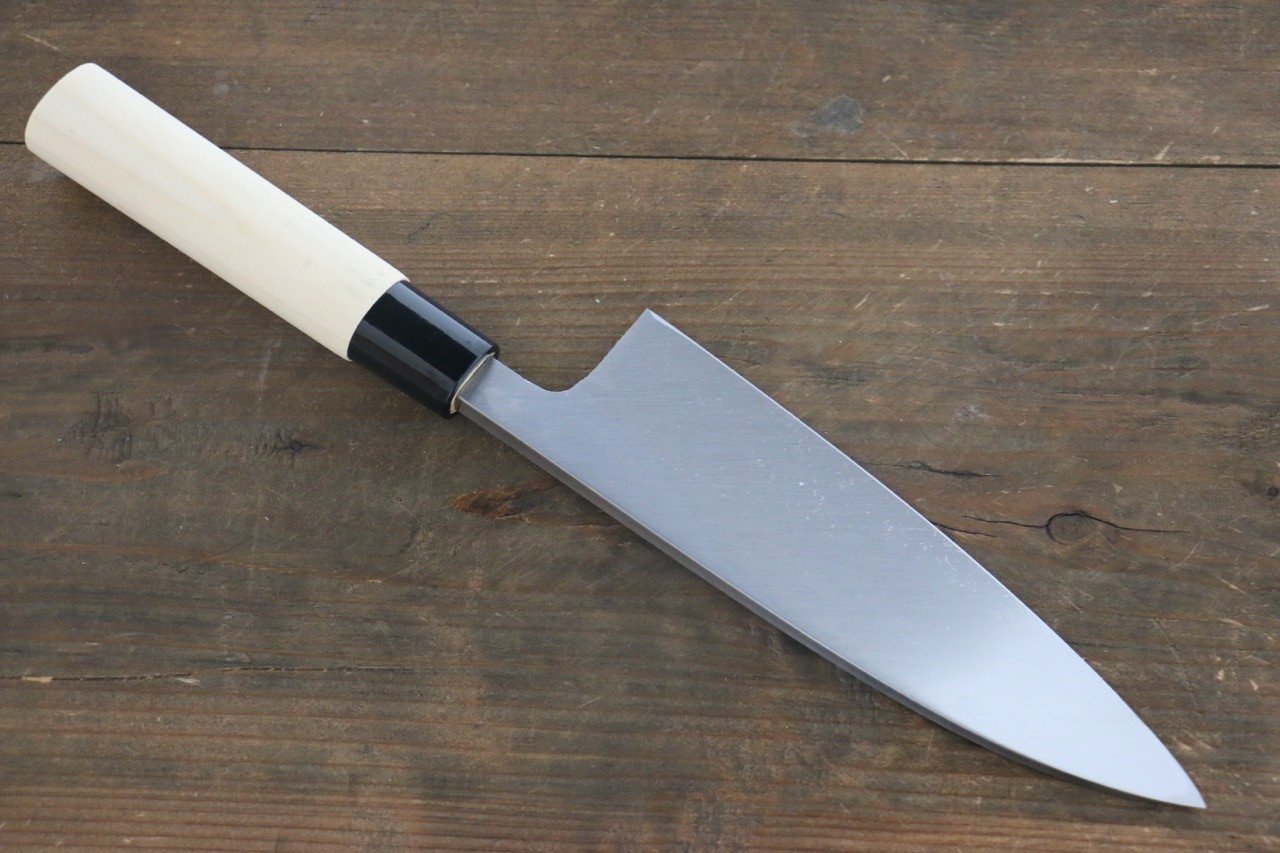 Seisuke Kasumi White Steel  Deba Japanese Chef Knife 180mm - Japanny - Best Japanese Knife