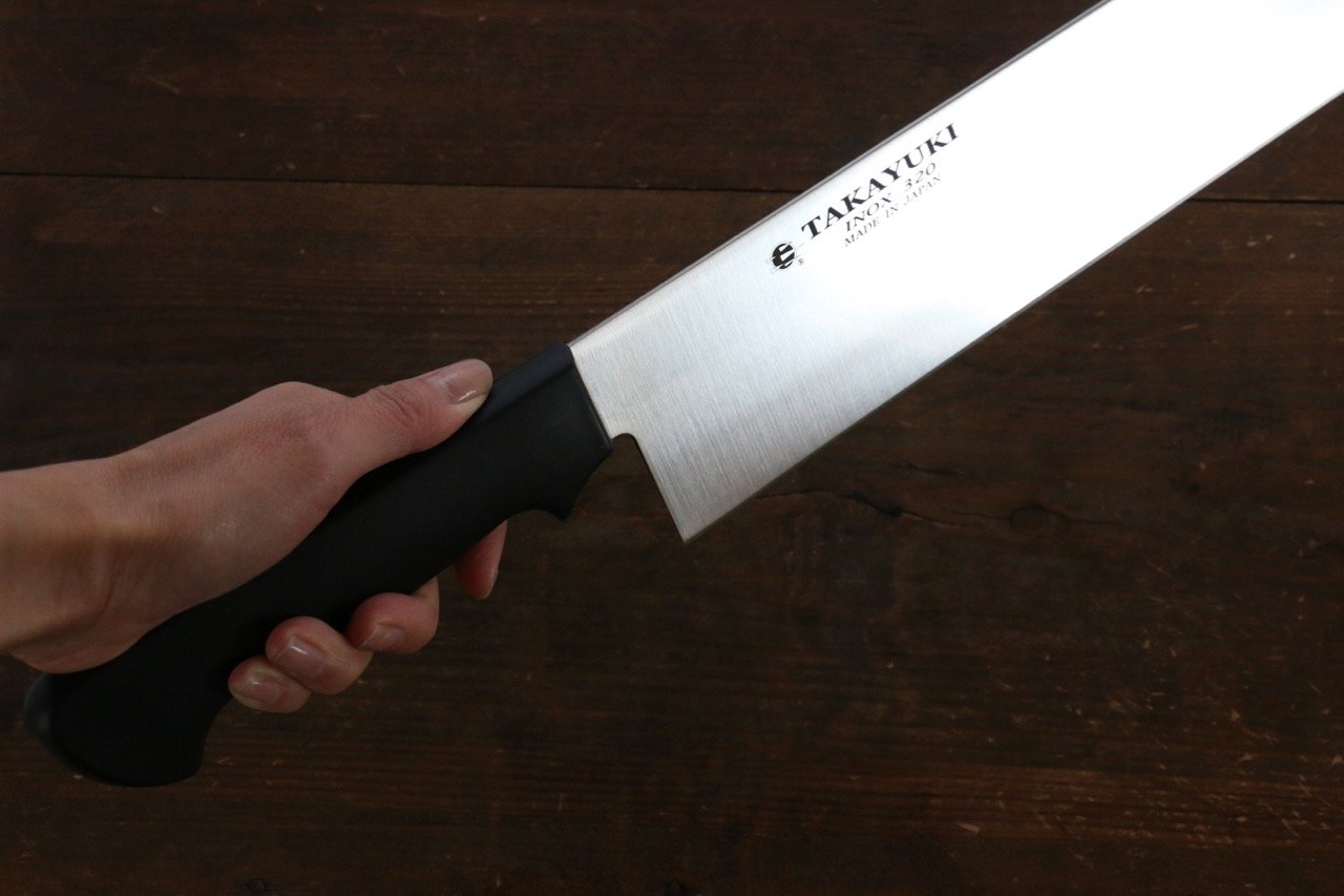 Sakai Takayuki INOX Stainless Steel Multi Purpose Japanese Knife 320mm with Plastic Handle - Japanny - Best Japanese Knife