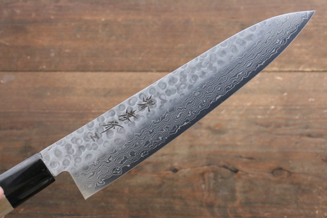 Sakai Takayuki 45 Layer Damascus AUS-10 Stain Resistant Steel Gyuto Japanese Chef Knife 210mm - Japanny - Best Japanese Knife