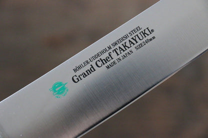 Sakai Takayuki Grand Chef Swedish Steel 'Extra Narrow' Slicer Knife-Slicer 240mm - Japanny - Best Japanese Knife