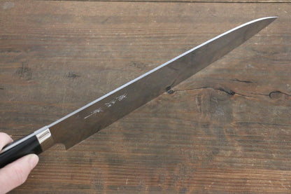 Takeshi Saji SRS13 Hammered Gyuto Japanese Chef Knife 240mm with Black Micarta handle - Japanny - Best Japanese Knife