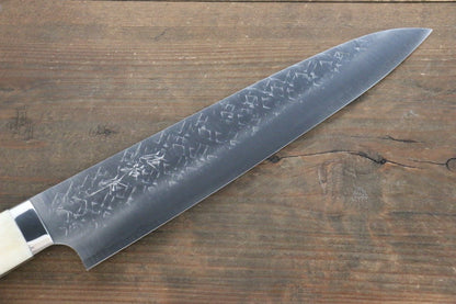 Takeshi Saji SRS Hammered Gyuto Japanese Chef Knife 240mm with Bone Handle - Japanny - Best Japanese Knife