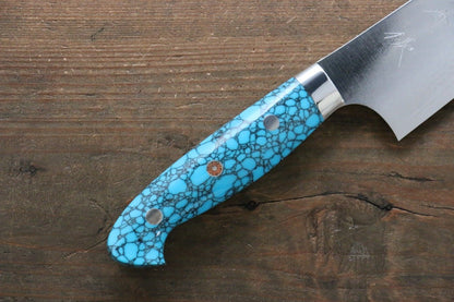 Yu Kurosaki SRS13 Damascus Gyuto Japanese Knife 210mm with Turquoise Handle - Japanny - Best Japanese Knife
