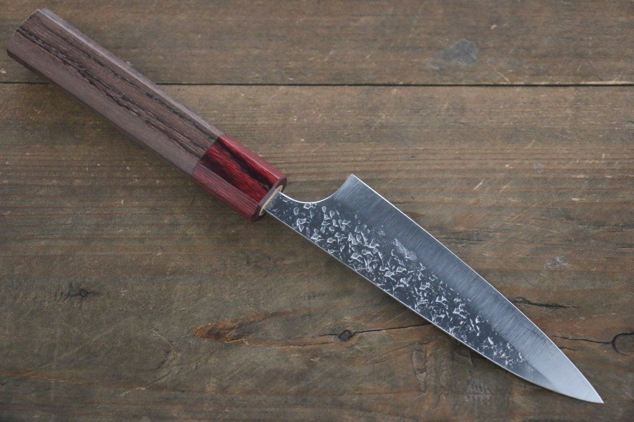 Yu Kurosaki Shizuku R2/SG2 Hammered Petty Japanese Chef Knife 120mm - Japanny - Best Japanese Knife