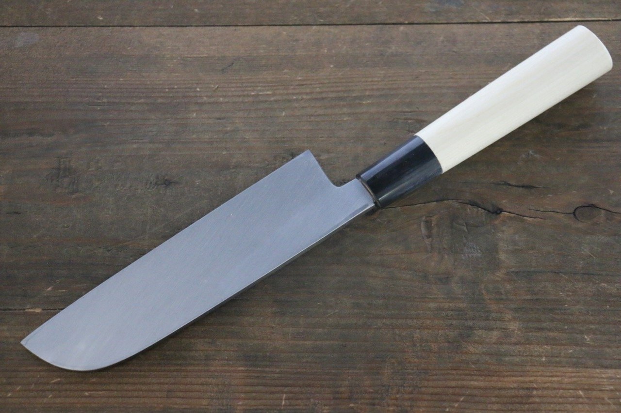 [Left Handed] Sakai Takayuki Kasumitogi White Steel Kamagata Usuba Japanese Chef's Knife - Japanny - Best Japanese Knife