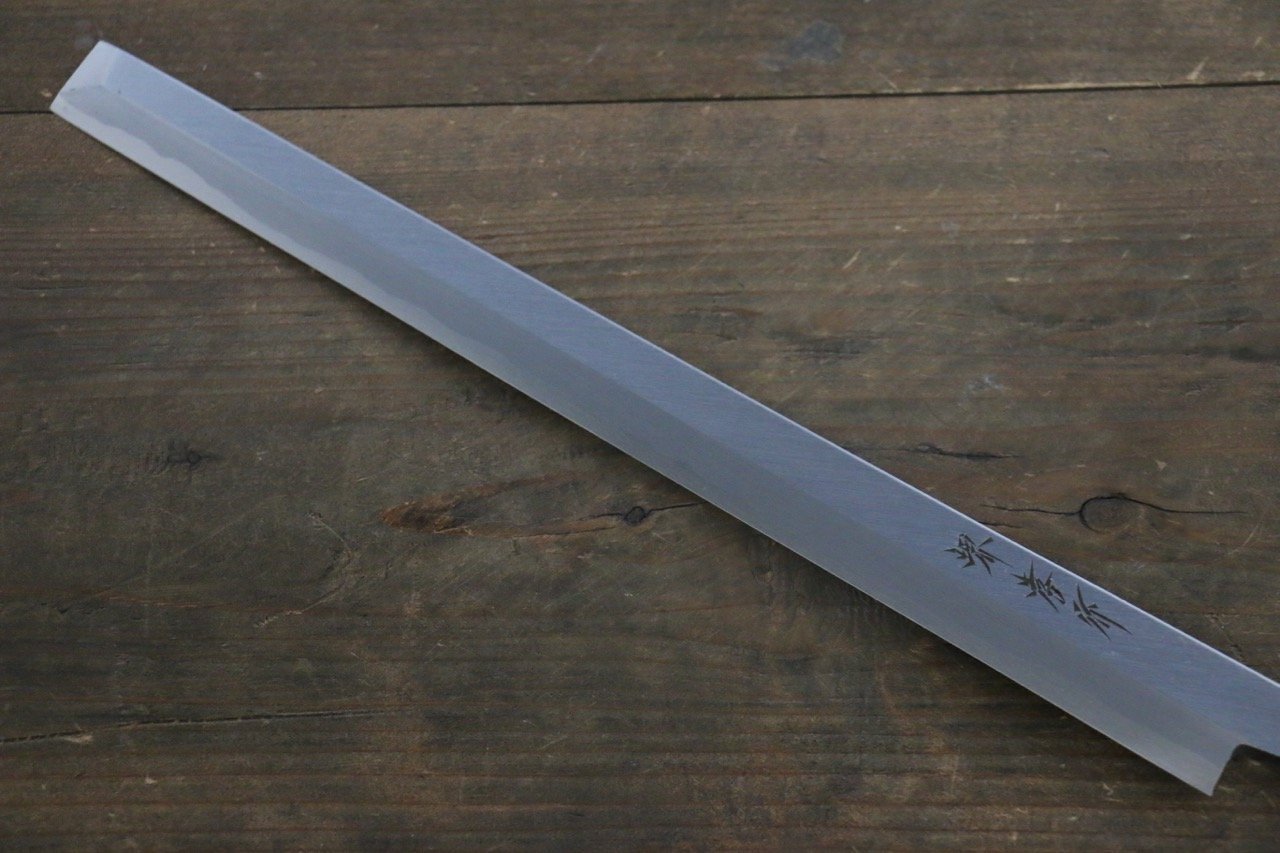 Sakai Takayuki [Left Handed] Kasumitogi White Steel Takohiki Japanese Knife Magnolia Handle - Japanny - Best Japanese Knife