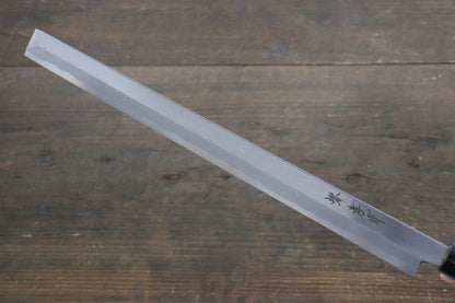 Sakai Takayuki [Left Handed] Kasumitogi White Steel Takohiki Japanese Knife Magnolia Handle - Japanny - Best Japanese Knife