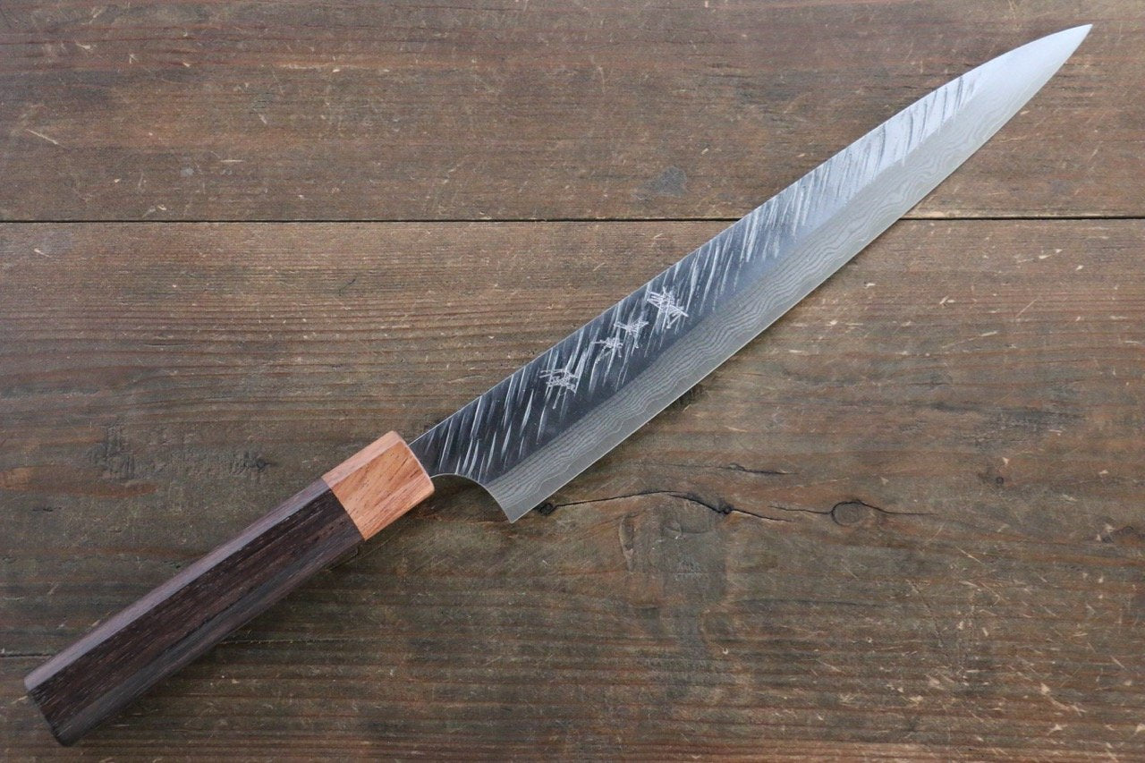 Yu Kurosaki Fujin VG10 Hammered Sujihiki Japanese Knife 270mm - Japanny - Best Japanese Knife