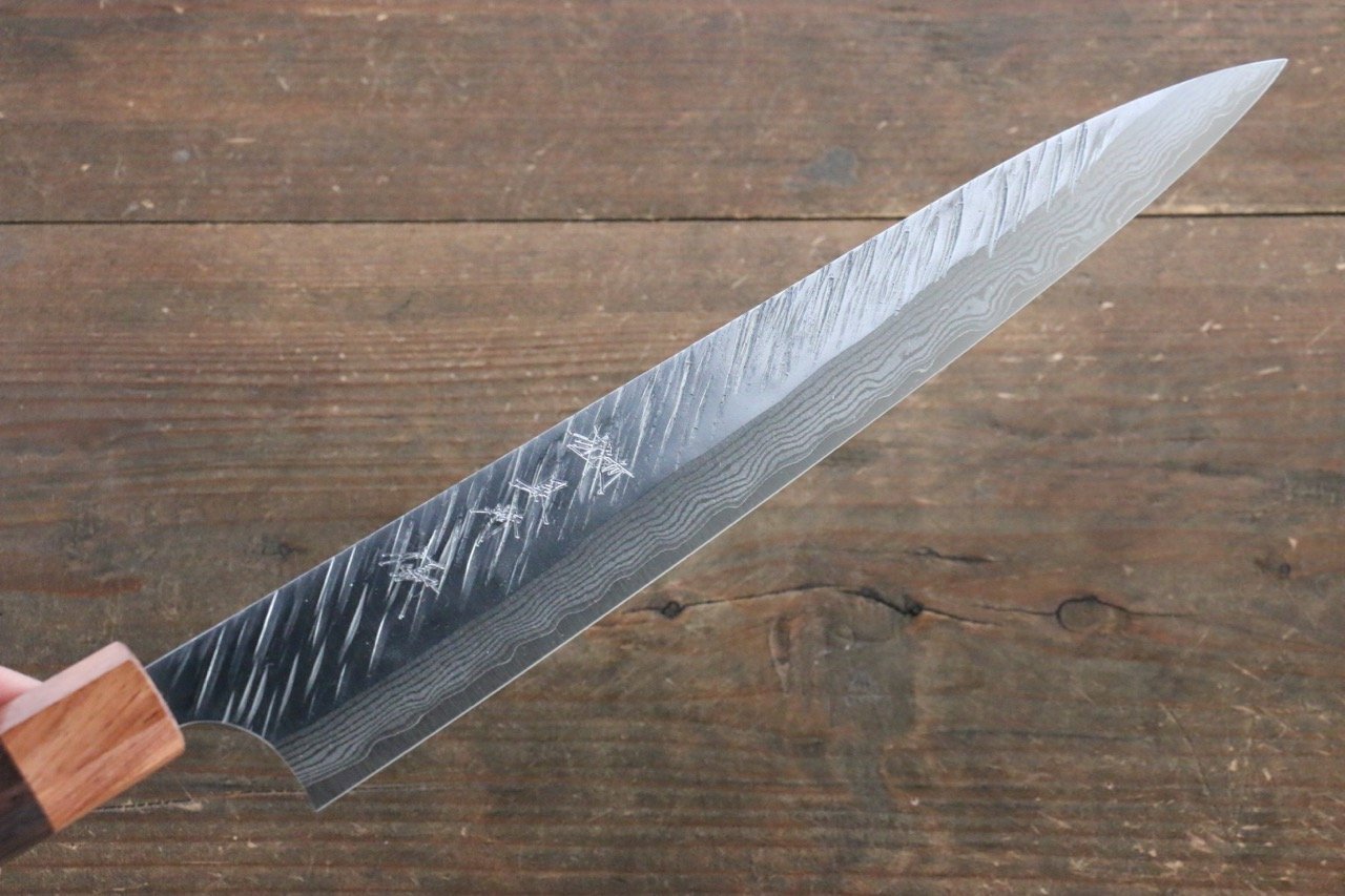 Yu Kurosaki Fujin VG10 Hammered Sujihiki Japanese Knife 270mm - Japanny - Best Japanese Knife