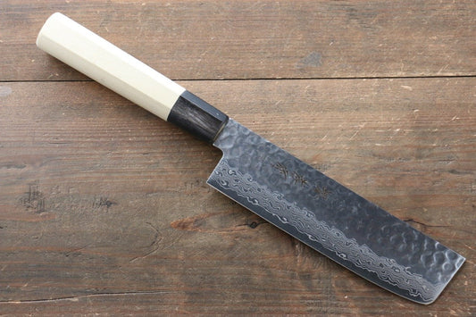 Sakai Takayuki 45 Layer Damascus AUS-10 Stain Resistant Steel Nakiri Japanese Chef Knife - Japanny - Best Japanese Knife