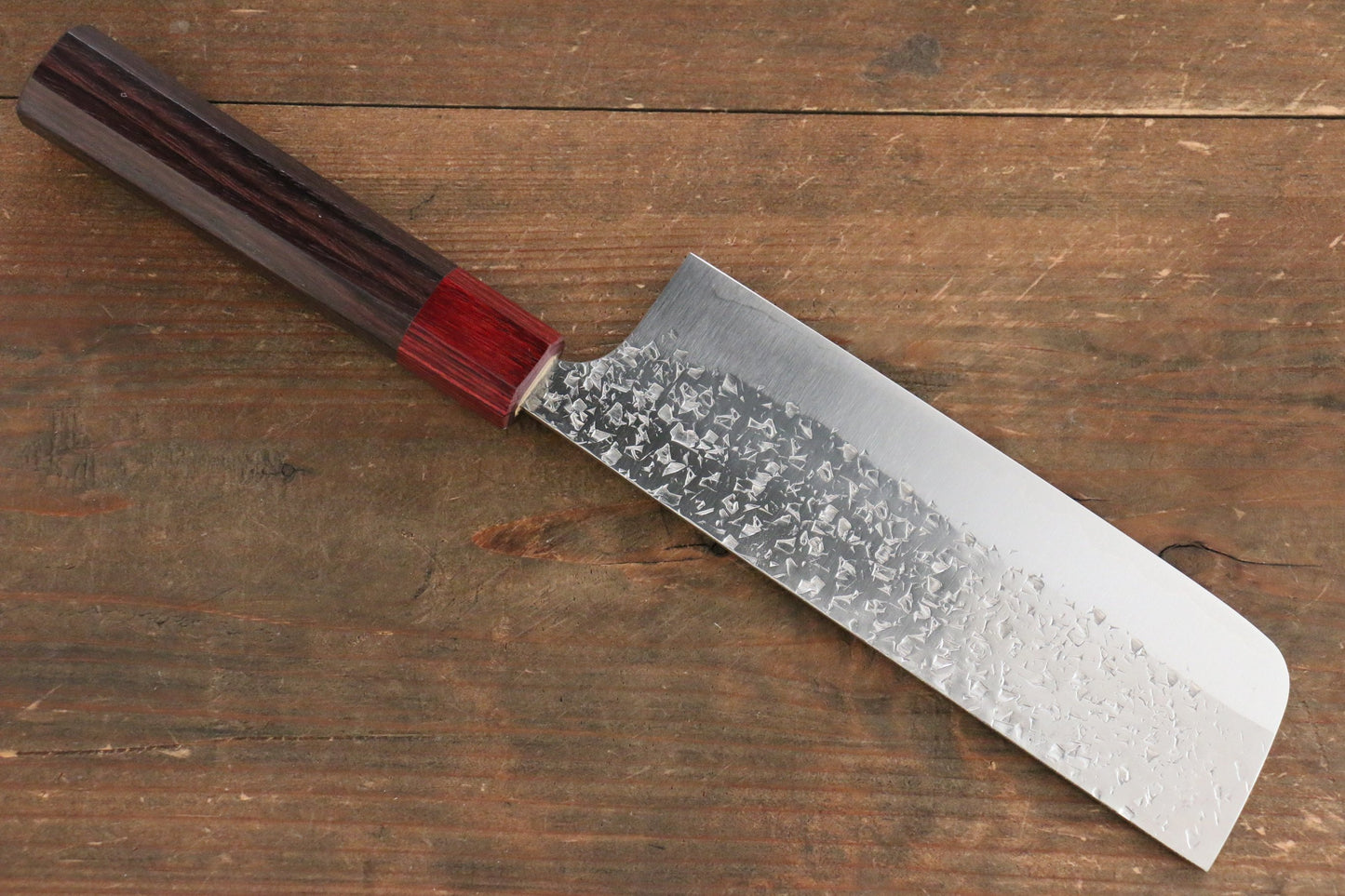 Yu Kurosaki Shizuku R2/SG2 Hammered Nakiri Japanese Chef Knife 165mm - Japanny - Best Japanese Knife