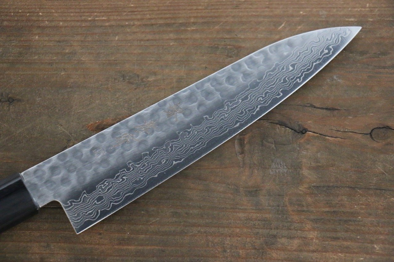 Sakai Takayuki 45 Layer Damascus Japanese Chef's Gyuto Knife 180mm with Shitan Handle - Japanny - Best Japanese Knife