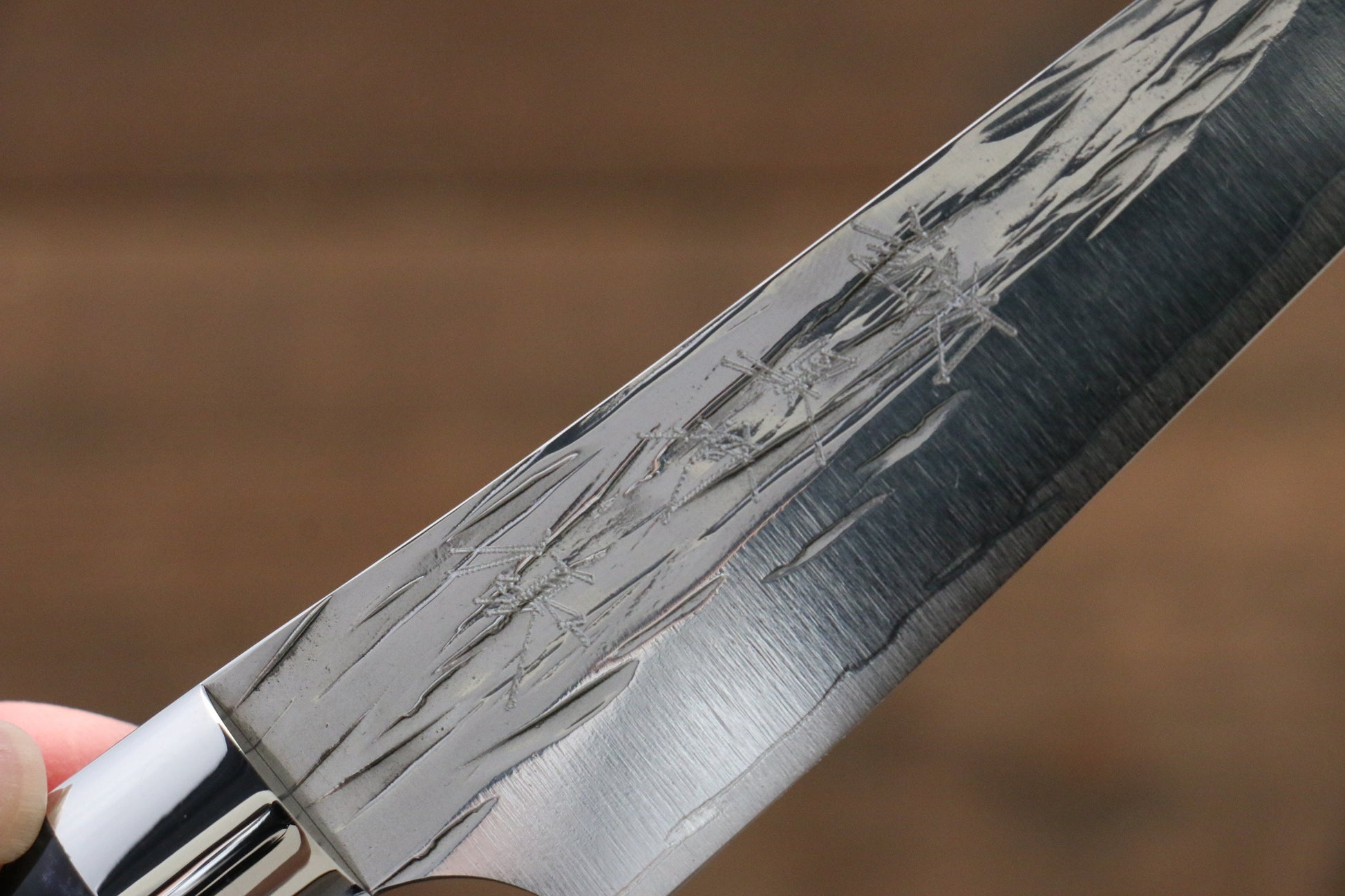 Yu Kurosaki Juhyo SPG2 Hammered Petty-Utility Japanese Knife 100mm with Acrylic Handle - Japanny - Best Japanese Knife