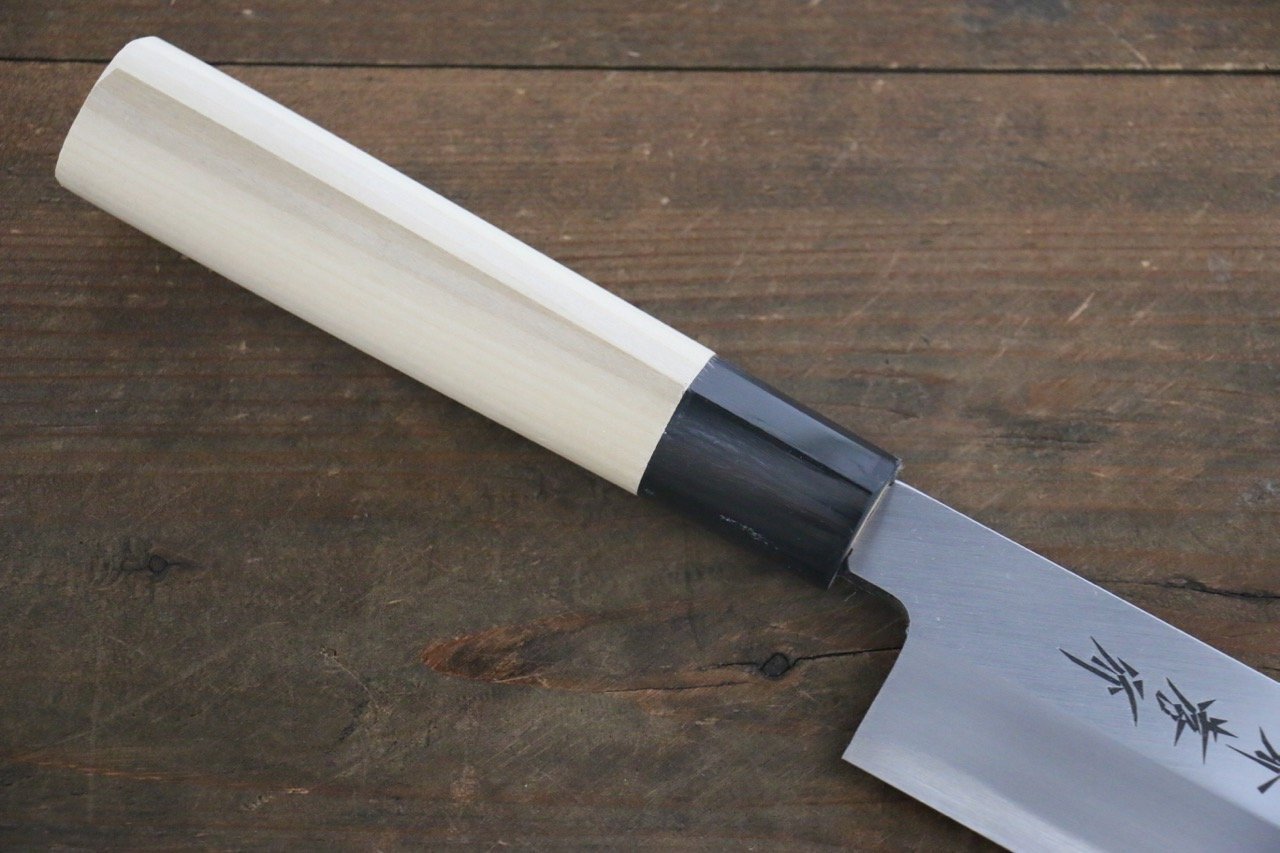 Sakai Takayuki Kasumitogi White Steel Kamagata Usuba Japanese Chef's Knife - Japanny - Best Japanese Knife