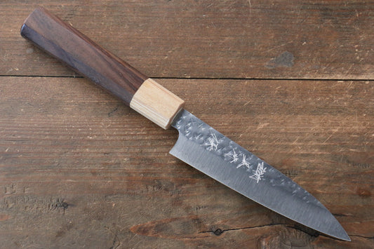 Yu Kurosaki Senko R2/SG2 Hammered Petty-Utility Japanese Knife 120mm with Shitan Handle - Japanny - Best Japanese Knife