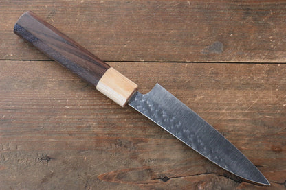 Yu Kurosaki Senko R2/SG2 Hammered Petty-Utility Japanese Knife 120mm with Shitan Handle - Japanny - Best Japanese Knife