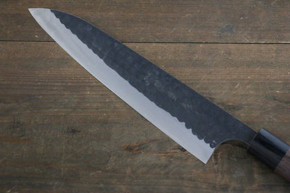 Katsushige Anryu 3 Layer Cladding Blue Super Core Hammerd Japanese Chef's Gyuto Knife 210mm - Japanny - Best Japanese Knife