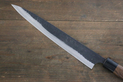 Katsushige Anryu 3 Layer Cladding Blue Super Core Hammerd Japanese Chef's Sujihiki Knife 270mm - Japanny - Best Japanese Knife