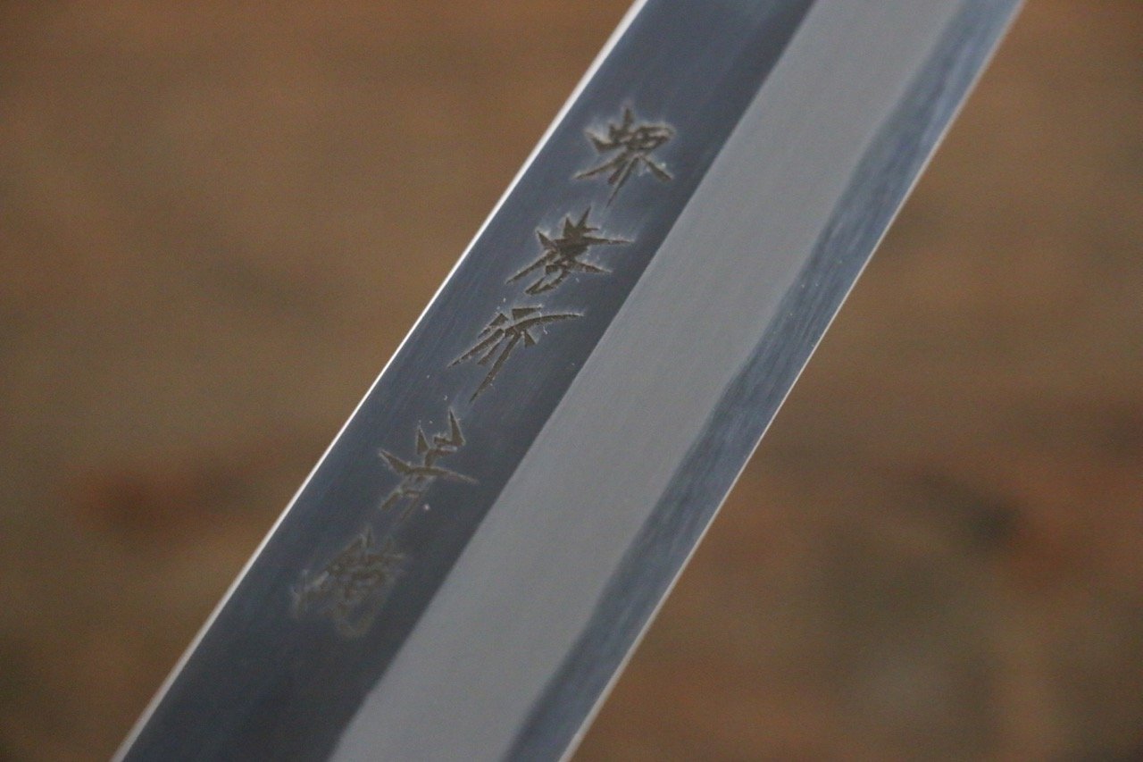 Sakai Takayuki Blue Steel No.2 mirrored Yanagiba Japanese Chef Knife - Japanny - Best Japanese Knife