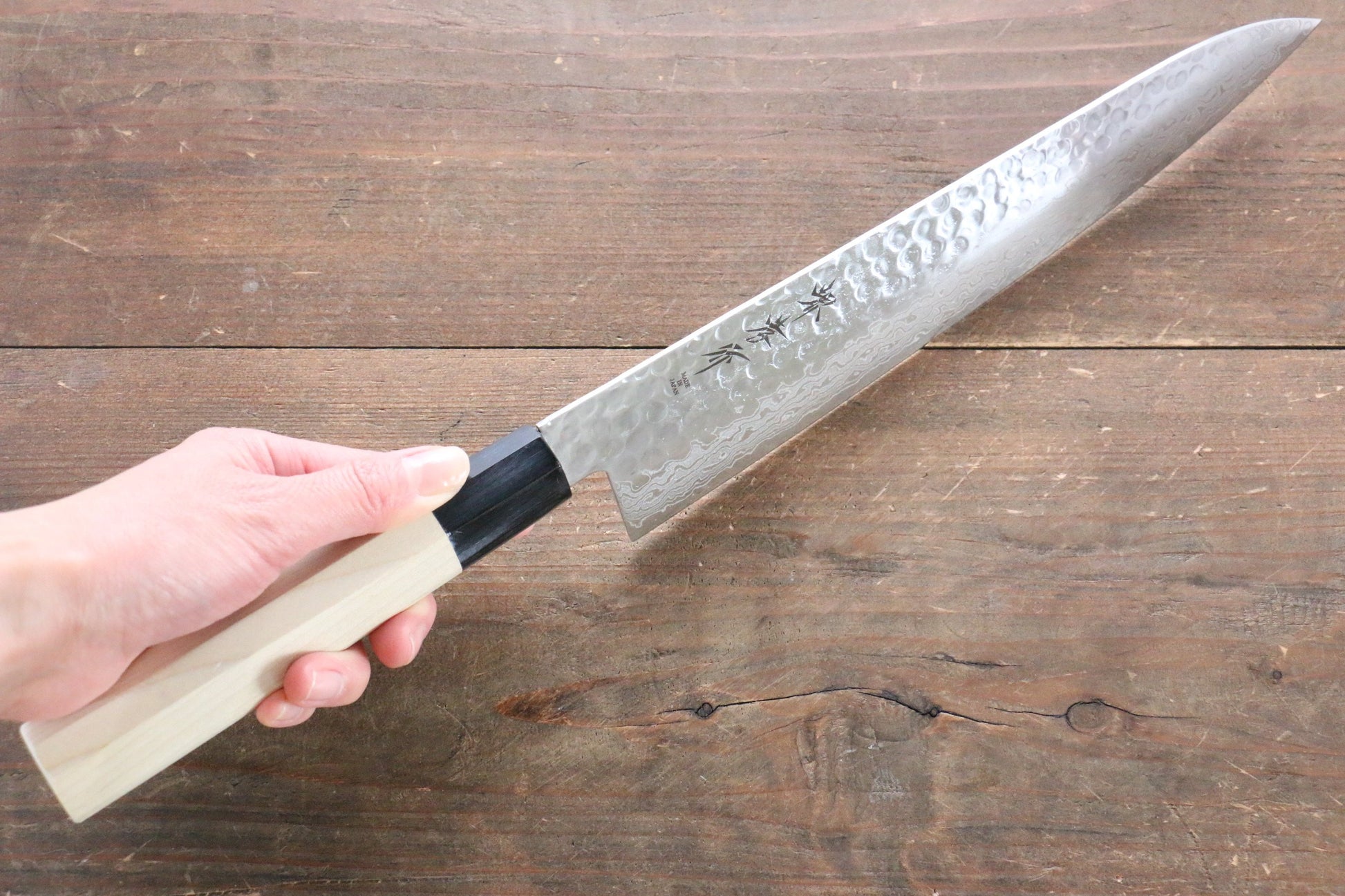 Sakai Takayuki 45 Layer Damascus AUS-10 Stain Resistant Steel Gyuto Japanese Chef Knife 240mm - Japanny - Best Japanese Knife