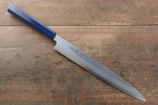 Sakai Takayuki Sakai Takayuki Nanairo INOX Molybdenum Yanagiba Japanese Knife 270mm with ABS resin(Turquoise pearl) Handle - Japanny - Best Japanese Knife
