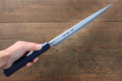 Sakai Takayuki Sakai Takayuki Nanairo INOX Molybdenum Yanagiba Japanese Knife 270mm with ABS resin(Turquoise pearl) Handle - Japanny - Best Japanese Knife