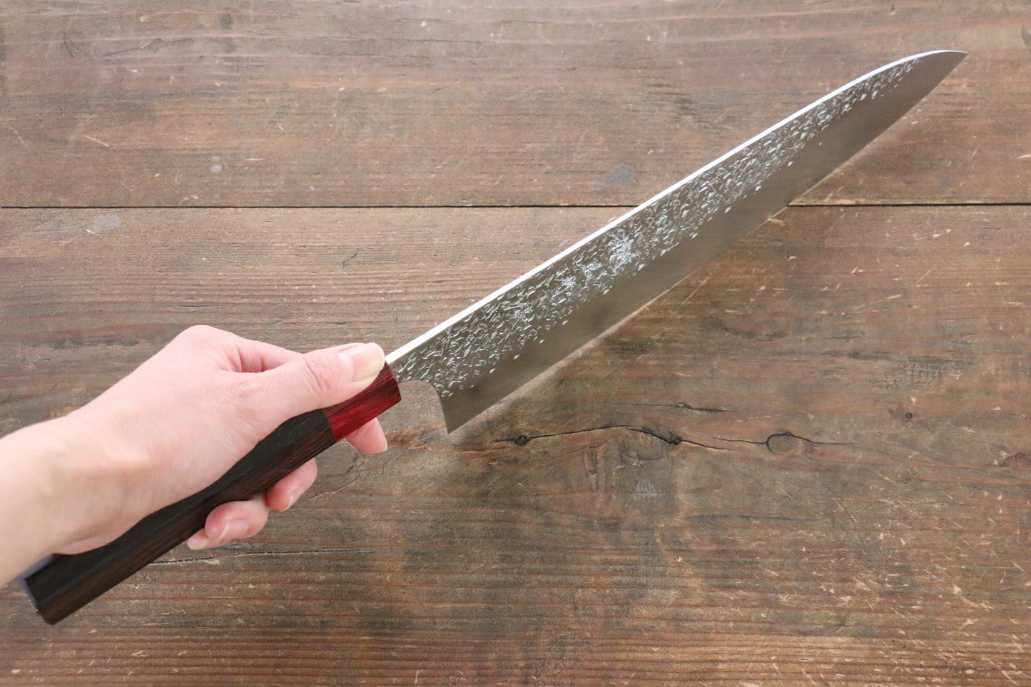 Yu Kurosaki Shizuku R2/SG Hammered Gyuto Japanese Chef Knife 270mm - Japanny - Best Japanese Knife