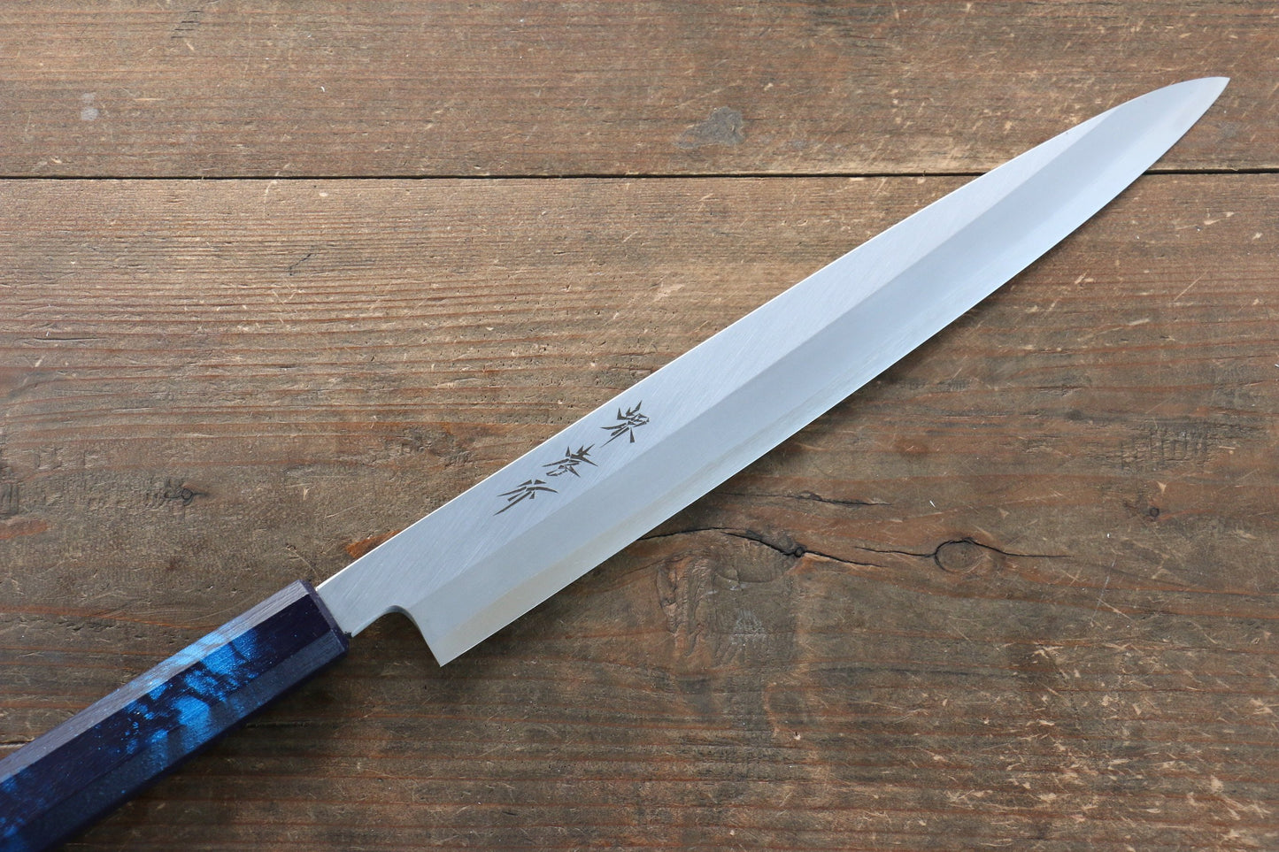 Sakai Takayuki Sakai Takayuki Nanairo INOX Molybdenum Yanagiba Japanese Knife 270mm with ABS resin(Turquoise tortoiseshell) Handle - Japanny - Best Japanese Knife