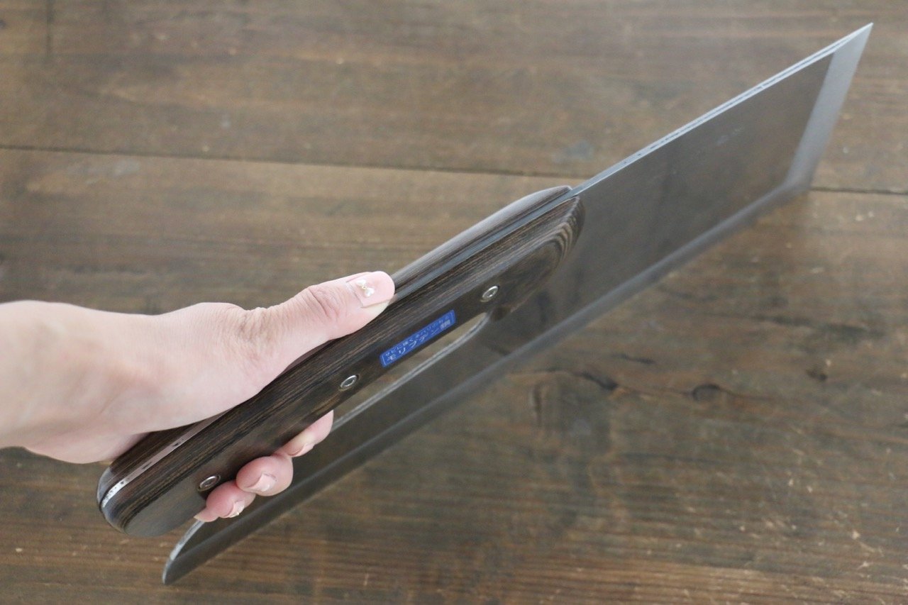 Sakai Takayuki Molybdenum Steel Mirrored Soba knife Japanese Chef Knife 330mm with Drop Handle - Japanny - Best Japanese Knife
