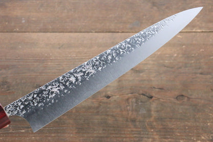 Yu Kurosaki Shizuku R2/SG2 Hammered Sujihiki Japanese Chef Knife 240mm - Japanny - Best Japanese Knife